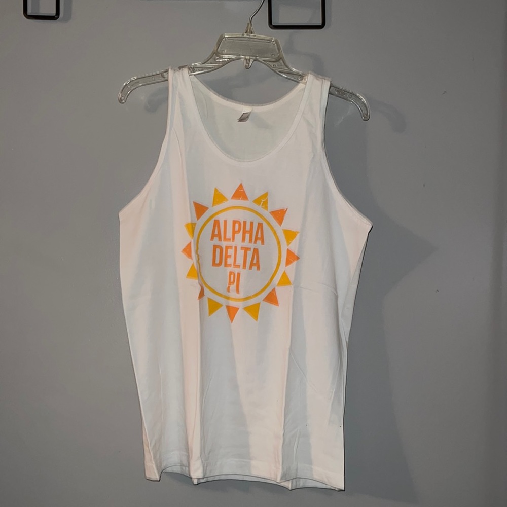 Alpha Delta Pi (ADPi) tank top loose fitted